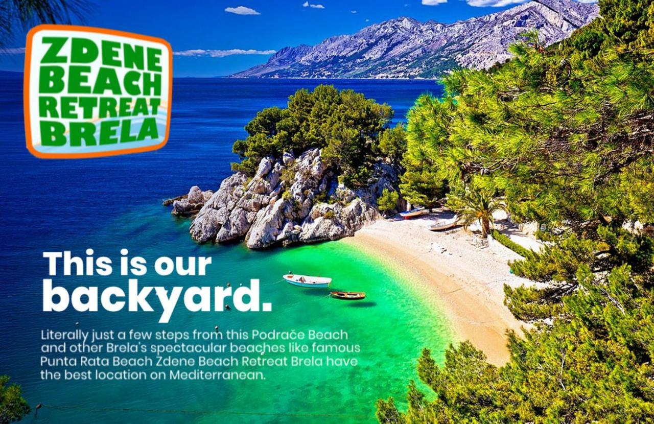 Appartamento Brela Beach Retreat Esterno foto
